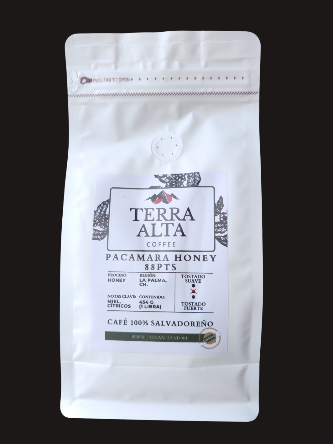 Pacamara Honey Premium 454g.