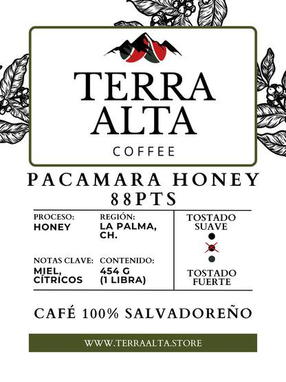 Pacamara Honey Premium 454g.